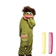 thumbnail image 2 of Big Mouth Onesie - Silly Onesie Plush Monster Onesie Pajamas with Comb, Funny Coral Fleece Couple Loungewear, 2 of 9