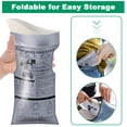 thumbnail image 4 of Bolsa de Orina Desechable Bolso de Orina Portátil de 700 ml de orina para viajes al aire libre bolsa de urinal para acampar para hombres, 4 of 7