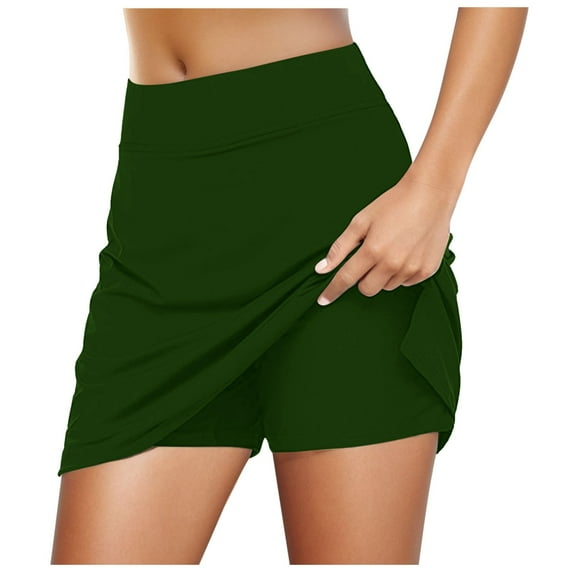 Fsqjgq Tulle Skirt Business Casual Skirts for Women Plaid Skirt Pleated Mini Skirt Tennis Skirts High Waisted Mini Skirt with Pockets Inner Shorts for Athletic Skorts Sports Running Pleated Skirt XL