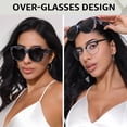 thumbnail image 2 of Gafas de Sol Polarizadas UV400 para Mujeres "Fit Over Glasses" TJUTR, 2 of 6