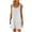 White, variant on LEAVINGSUO Sleeveless Dresses for Women 2024 Women's Beach Dress Bikini Beachwear Coverups Casual Vacation Short Summer Halter Dresses
