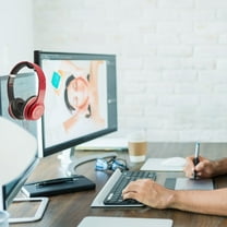 GOOHOCHY 5Pcs Headphone Stand Hanger for Headset Holders and Monitors