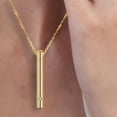 thumbnail image 3 of Collar de urna conmemorativa jinwen acero inoxidable con cadena, 3 of 8