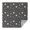 Dark Grey Mystical, variant on Dark Purple Sun Moon Star Pattern Square Tablecloth,Waterproof Square Table Cover,Wipeable Spillproof Washable Table Cover for Home Kitchen Party Decor 42"X42"(107x107cm)