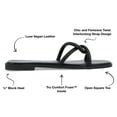 thumbnail image 4 of Journee Collection Womens Lauda Tru Comfort Foam Vegan Leather Slip On Sandals, 4 of 6
