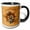 Black/White, variant on 3drose, Nautical Ship Anchor and Helm on a Florida Keys Map for Captain., 11oz Two-tone Red Mug