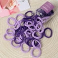2024 Newest 50PCS Candy Color Hair Ties Band Thick Seamless Ponytail
