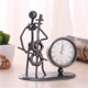 thumbnail image 1 of Reloj Creative Iron Mini Metal Pequeño Reloj Despertador Electrónico Pequeño Reloj Despertador AHeartcove SZ221208-0322JD, 1 of 2