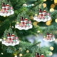 thumbnail image 4 of Horivan 1 Packs Acrylic Christmas Tree Ornaments Glitter Hanging Decor for Home Holiday Party Gifts Car Mirror Festive Decorations, 4 of 6