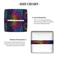 thumbnail image 5 of Kdxio Mandalas Dragonfly Print Tissue Box Cover,Square Decorative PU Leather Facial Paper Case Organizer Holder Dispenser for Bathroom,Night Stands,Desk,Car 5.2''X5.2''X5.2'', 5 of 8