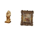 thumbnail image 1 of Figura de león,Estante con estatua de león para escritorio,oficina,decoración del hogar,Marco de fotos,Marco de fotos retro Marco de fotos de mesa vintage,Marco de fotos adornado para colgar, 1 of 8