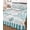 Turquoise, variant on Coastal Blue King Size Down Alternative Comforter, Lightweight Comforter Quilt Bedding Set with Pillow Shams Ocean Nautical Lighthouse Starfish Anchor All Seasons Bed Comforter Duvet Insert 96"x106"