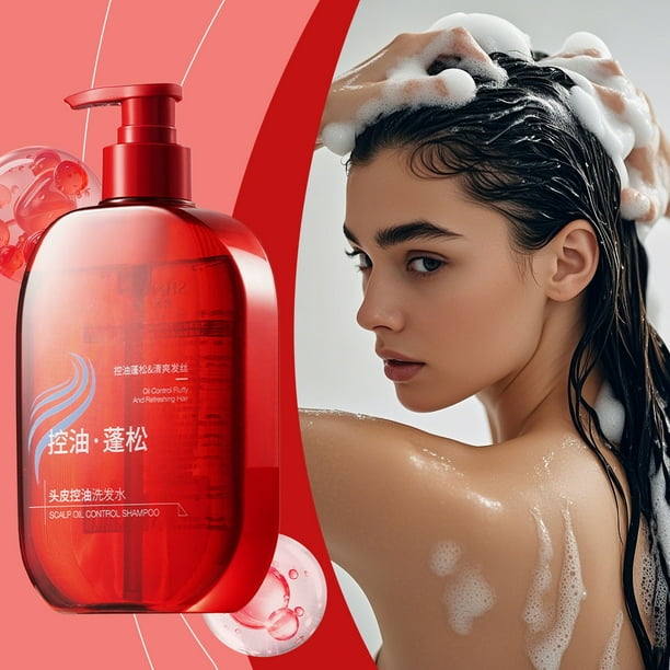 Champú para el control de la grasa del cuero cabelludo Champú para el control de la grasa del cabello Champú para la eliminación de la caspa Champú refrescante para la eliminación del frizz Suavizante