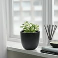 thumbnail image 3 of Black MgO Round 9.2in. H Planter, 3 of 6