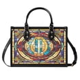 thumbnail image 6 of Proverbs 31 Stained Glass Luxury Leather Holy Grail Handbag, 6 of 32