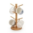 thumbnail image 3 of Dengjunhu Mug Holder Rustic Display Wood Strong Bearing Coffee Cup Holder for Home, 3 of 6