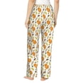 thumbnail image 3 of Xecao Squirrel Eating Nuts Women's Straight Lounge Pajama Pants: The Epitome of Relaxed Sleepwear, 3 of 9