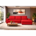 thumbnail image 5 of Sala Kessa Muebles Asturias Chaise Longue Rojo, 5 of 5