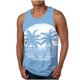 thumbnail image 1 of Camiseta sin mangas de cuello redondo para hombre, informal, a la moda, sin mangas, con estampado, blusa deportiva de cuello redondo para hombre, 1 of 4