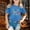 Blue, variant on Stylish Graphic Print Short Sleeve Tee Shirt For Girls And Kids Youth Casual Comfortable Top Short Sleeve Shirt for Girls Tees Kids Tshirts Clothes Summer Tops T-Shirt