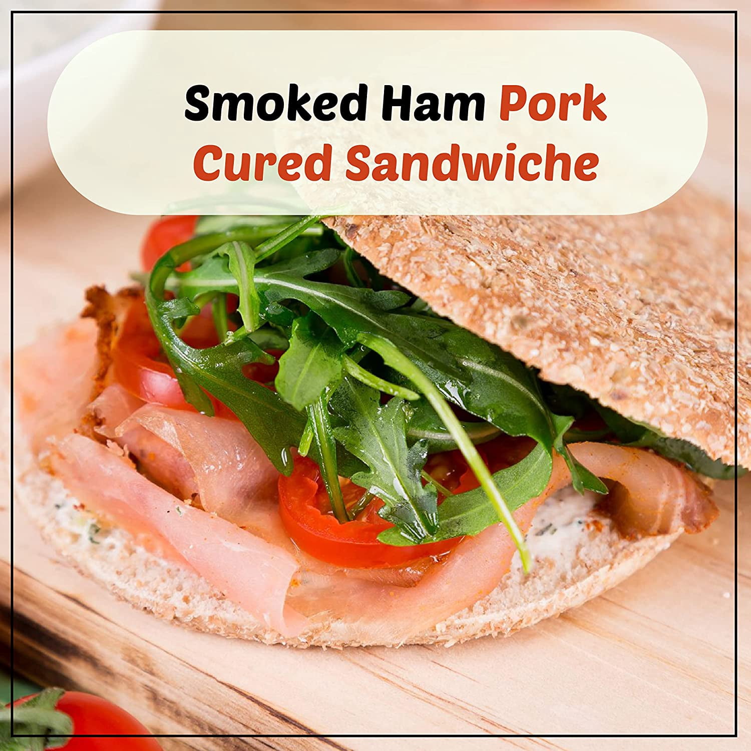 Military Surplus Smoked Ham Slices Canned Meat for Long Term Storage Food- 1 Can