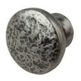 thumbnail image 3 of GlideRite 1.125 in. Round Rustic Hammered Cabinet Knobs, Weathered Nickel, Pack of 10, 3 of 5