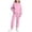 Pink, variant on Vmvidoty Half Zip Drop Shoulder Long Sleeve Tracksuit 2 Piece Activewear Set Sweatsuits Toddler 5-6 Years