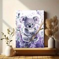 thumbnail image 6 of Adorable Koala Watercolor Wall Art/Canvas Print， Perfect for Living Room， Bedroom， Nursery， Office， and Bathroom Decor., 6 of 8