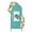 Teal, Green, White, variant on Tiger Arch Backdrop Cover 4FT, Teal Laundry Room Washing Machine Spandex Fitted Stretchy Arch Stand Covers, Round Top Chiara Backdrop Cover for Wedding Party Birthday Baby Shower