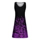 thumbnail image 4 of Vestido estampado de cuello redondo sin mangas con estilo de verano para mujer OAVQHLG3B Store  lin121212, 4 of 5