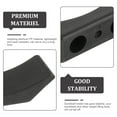 thumbnail image 3 of OULII 4Pcs Dumb Bell Storage Stand for Gym Equipment Black PP Material 15x5cm Size Simple Design Stable Storage, 3 of 8