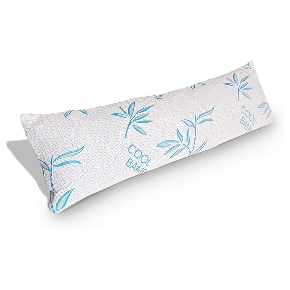 Body Pillow for Sleeping, Shredded Memory Foam Adjustable Bed Pillow with Hypoallergenic, Removable/Washable Zipper Cover