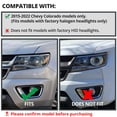 thumbnail image 3 of Spec-D Tuning Chrome LED Light Bar Projector Headlights Compatible with 2015-2022 Chevy Colorado, Left + Right Pair Headlamps Assembly, 3 of 6