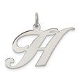 thumbnail image 1 of 925 Sterling Silver Dainty Letter H Initial Name Monogram Necklace Charm Pendant, 1 of 5