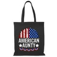 thumbnail image 1 of Smartprints American Aunty Tote Bag - Image by Shutterstock, One Size Cotton Canvas Tote Bag, 1 of 4