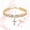 Gold, variant on Pet Necklace with Cross Pendant, Sparkling Zircon Cuban Link Chain for Cats & Small Dogs