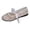 White, variant on HXWCHs Breathable Lace Flat Shoes for Women Soft Sole On Comfortable Casual Loafers Lightweight Walking Footwear 8.5 White