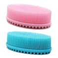 thumbnail image 1 of Silicone Body Scrubber Exfoliating Bath Body Brush for Shower, 1 of 7