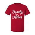 thumbnail image 2 of Wild Bobby Beauty From Ashes Isaiah 61:3 Inspirational/Christian Men Graphic Tee, Red, X-Large, 2 of 5