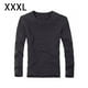 thumbnail image 3 of Guardurnaity Ropa interior térmica masculina de manga larga de invierno que mantiene el calor, camiseta de moda, camisa informal adelgazante, accesorio de Ropa interior Gris oscuro XXXL Guardurnaity AP013380-05, 3 of 6