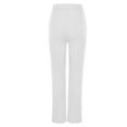 thumbnail image 7 of FRSASU Women's Solid Sweatpants Tall Baggy High Waisted Sweats Pants Athletic Long Straight Leg Trousers with Pockets White, 7 of 7