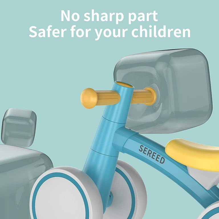 Baby Balance Bike for 1 Year Old Boys Girls 12 24 Month Toddler Balance Bike 4 Wheels Toddler First Bike First Birthday Gifts