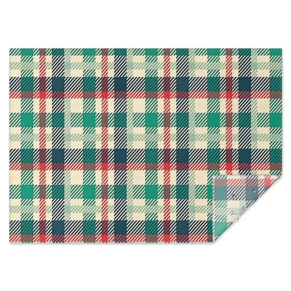 Multi Color Checkerboard Checkered Pattern Rectangle Tablecloth 60"x84",Waterproof Polyester Rectangle Table Cloth, Wipeable Spillproof Polyester Tablecloth for Dining, Camping, Indoor and Outdoor