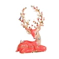 thumbnail image 3 of KLKCMS Elk Trinket Box Craft Enameled Jewelry Box for Rings Earrings Pendant Charms red, 3 of 9