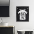 thumbnail image 2 of Laundry Dry Ornate Letters Black Framed Floater Canvas Wall Art, design by Marcus Prime, 2 of 10