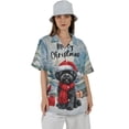 thumbnail image 4 of Merry Christmas Havanese Enjoys Woofmas Winter Xmas Holiday Hawaiian Shirt Breathable Summer Unisex Merch Havanese Dog Lover Gifts Idea - 02022, 4 of 6