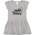 thumbnail image 3 of Inktastic I Hooked Grammy's Heart with Fishing Rod Girls Toddler Dress, 3 of 5