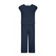 thumbnail image 5 of ICHUANYI Liquidación 2 piezas moda mujer cuello redondo sólido manga corta Top + pantalones de bolsillo sueltos traje ICHUANYI WER202308251622, 5 of 7