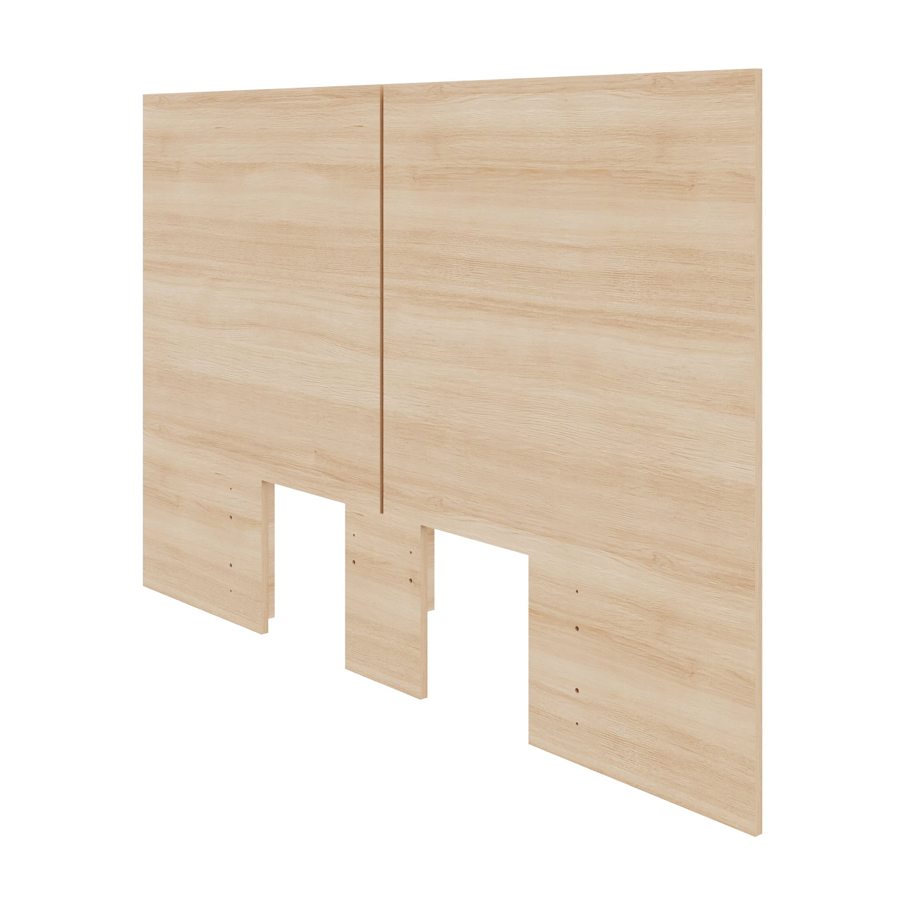 Nexera James Full Size Panel Headboard, Natural Blonde Oak