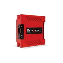 Banda ICEX1600.2RED 1600W 2 Ohm Car Audio Amplifier, Red